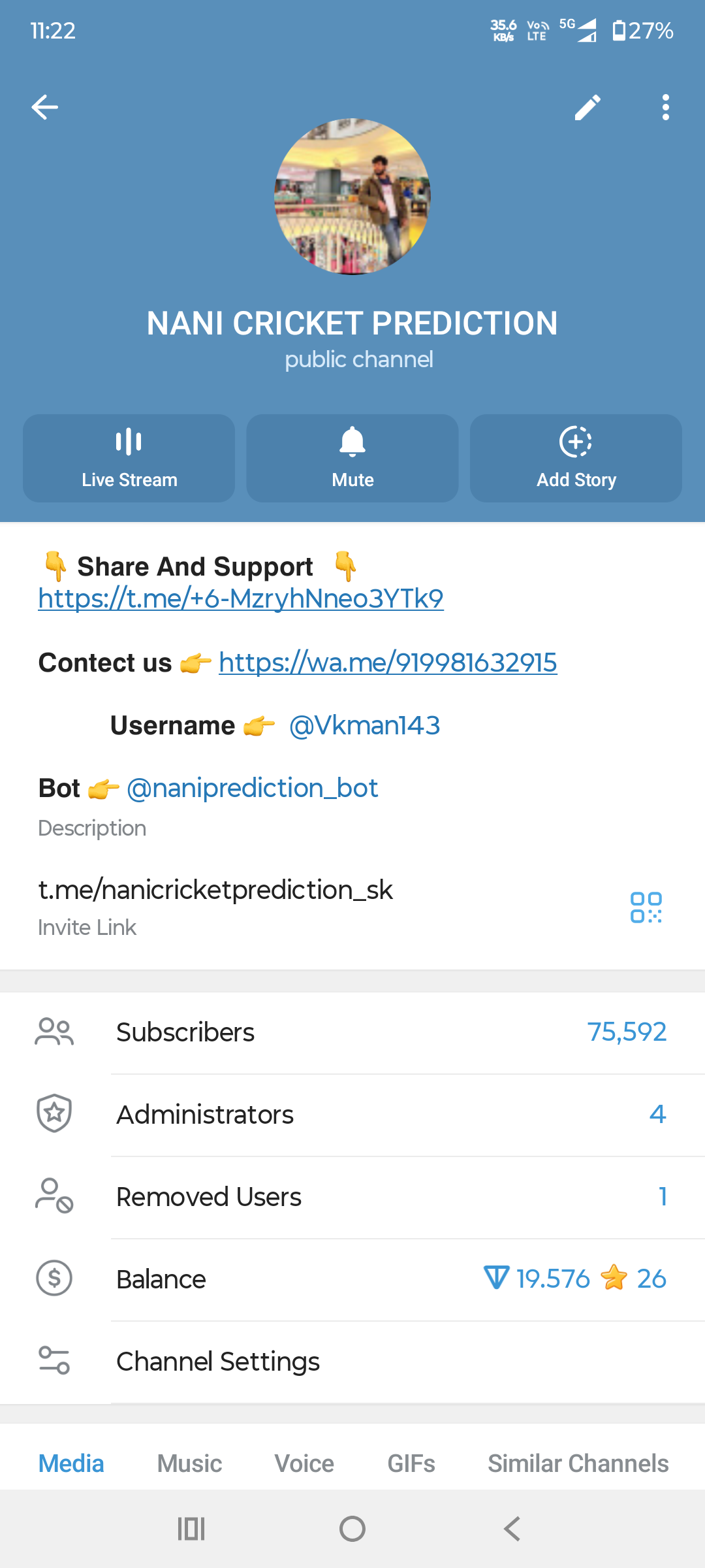 Teligram Channel Link 